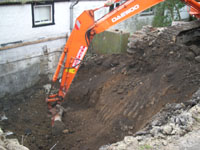 Digging out in progress